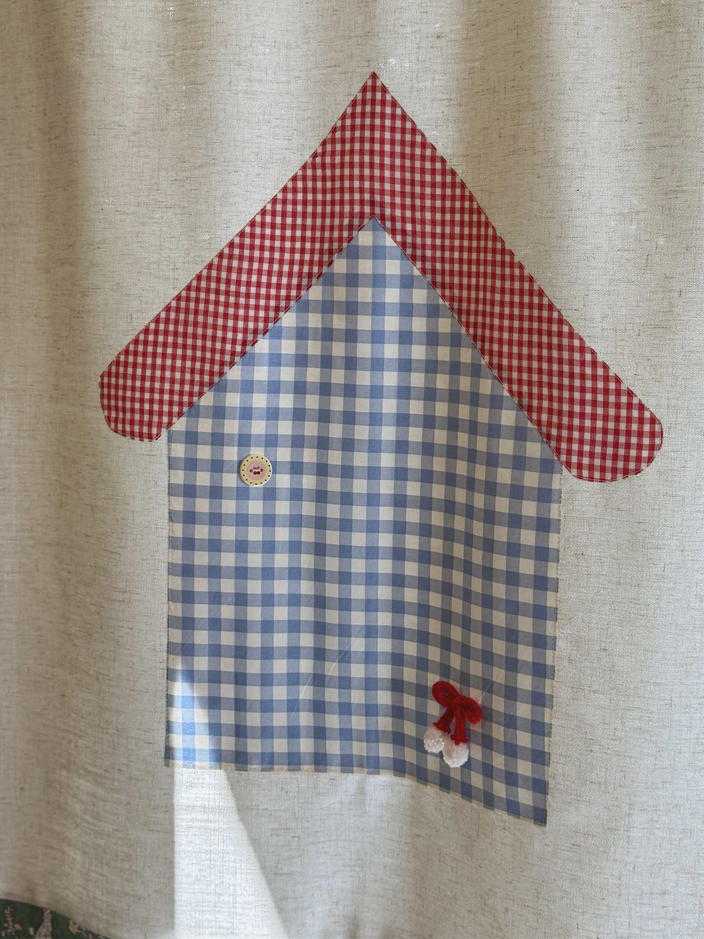 Commercial Printing Rates - VIKAMA Gingham Mała Kurtyna Noren z