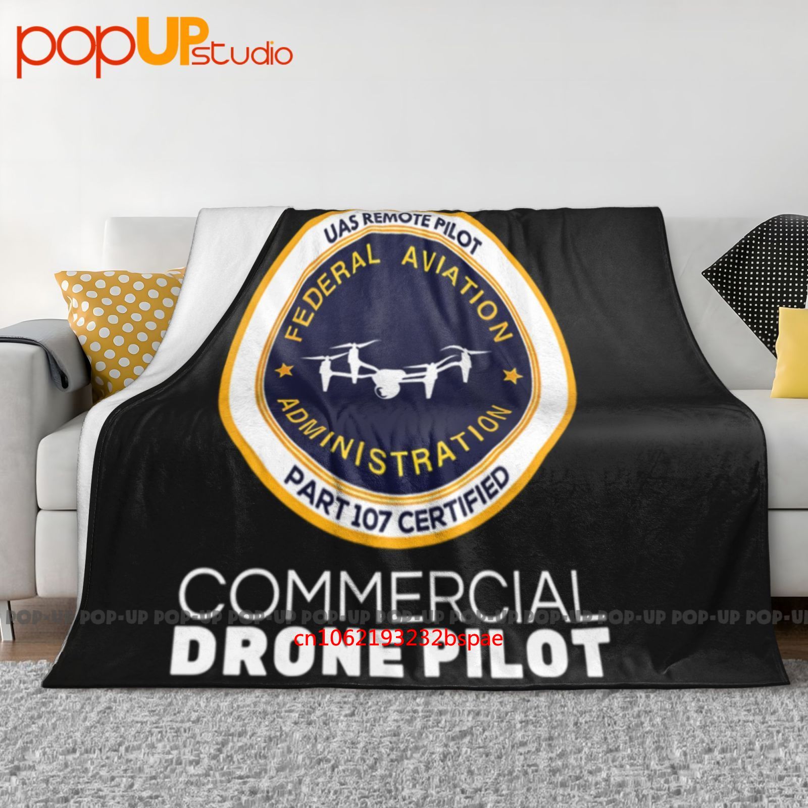 Commercial Fabric Printing - Koc Ultra-Miękki dla Pilotów Dronów Komercyjnych
