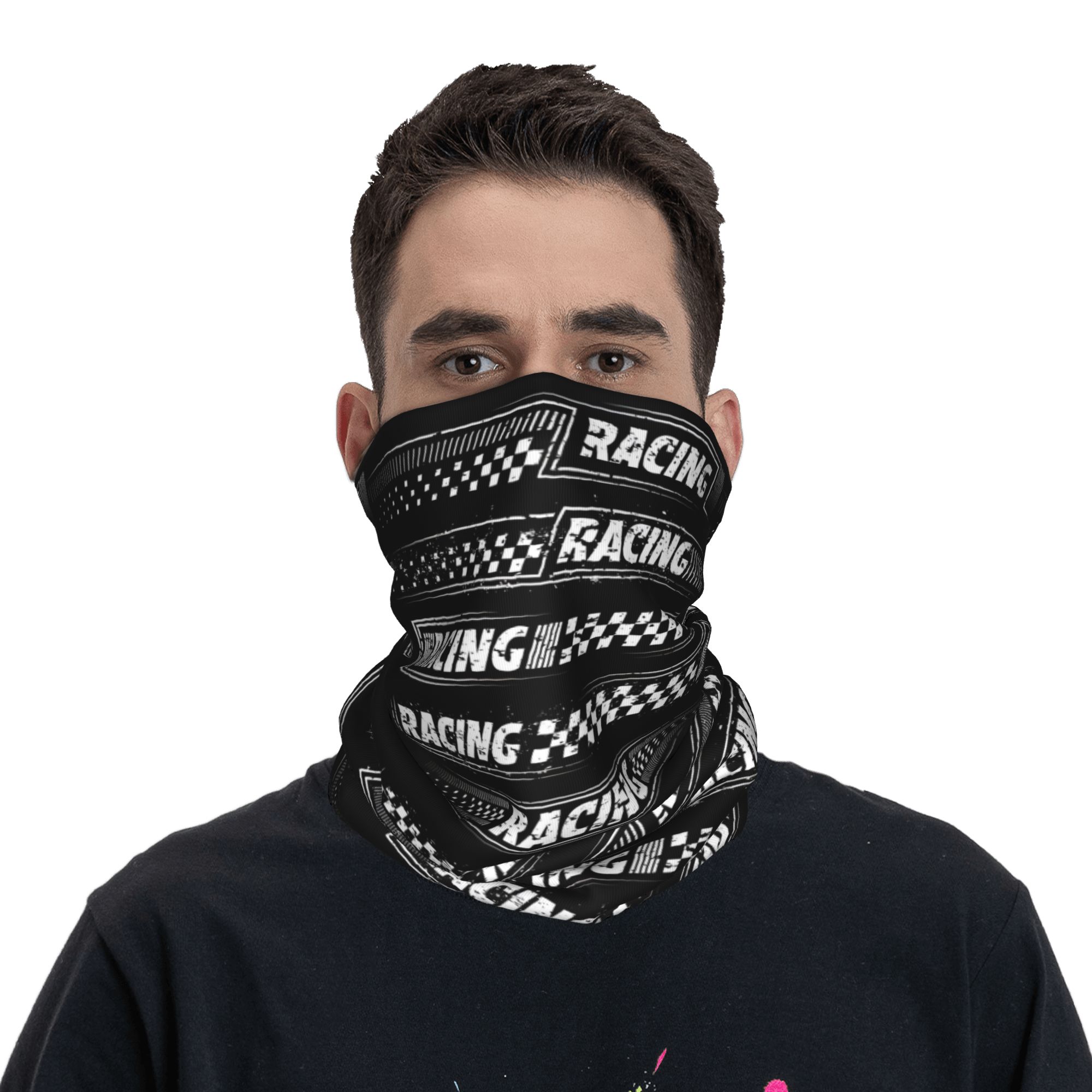 Bandana z logo wyścigowym, wzó – Company Profile Printing recenzja i cena