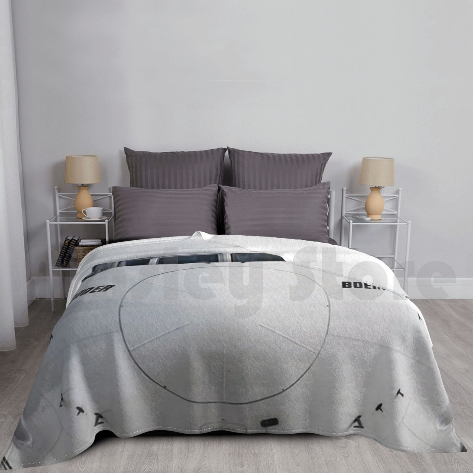 Koc z motywem Boeinga 777 z wi – Commercial Fabric Printing recenzja i cena